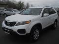 2011 Snow White Pearl Kia Sorento LX V6 AWD  photo #1