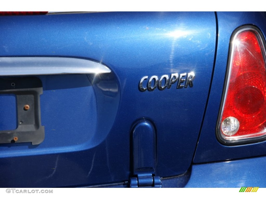 2007 Cooper Convertible - Lightning Blue Metallic / Carbon Black/Black photo #21