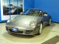 2009 Meteor Grey Metallic Porsche 911 Carrera 4S Cabriolet  photo #3