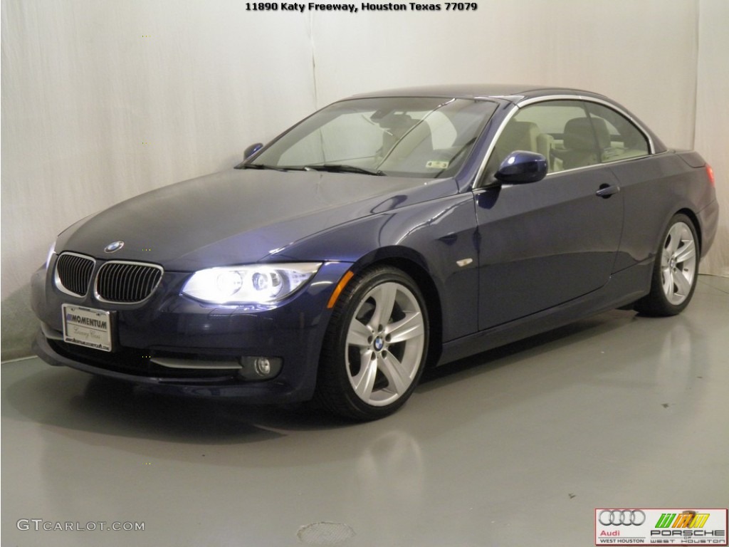 2011 3 Series 328i Convertible - Deep Sea Blue Metallic / Cream Beige photo #4