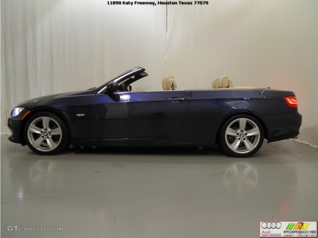 2011 3 Series 328i Convertible - Deep Sea Blue Metallic / Cream Beige photo #5