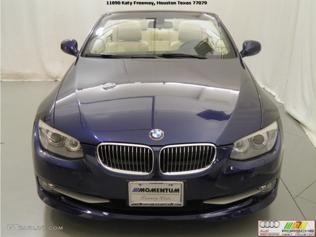 2011 3 Series 328i Convertible - Deep Sea Blue Metallic / Cream Beige photo #18