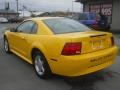 2004 Screaming Yellow Ford Mustang V6 Coupe  photo #13