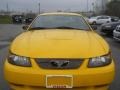 2004 Screaming Yellow Ford Mustang V6 Coupe  photo #16