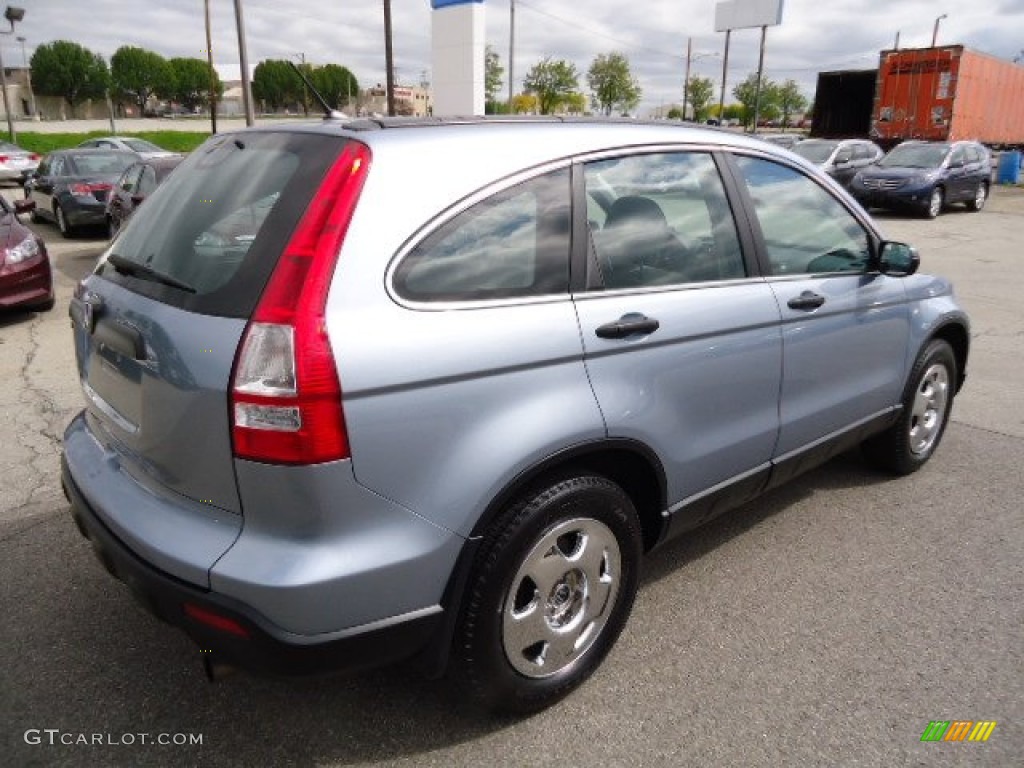 2009 CR-V LX 4WD - Glacier Blue Metallic / Gray photo #5