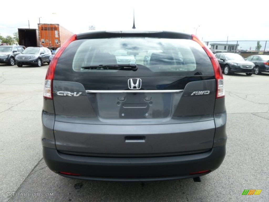 2012 CR-V LX 4WD - Polished Metal Metallic / Gray photo #4