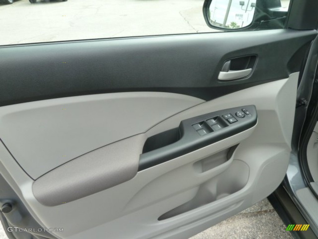 2012 CR-V LX 4WD - Polished Metal Metallic / Gray photo #14
