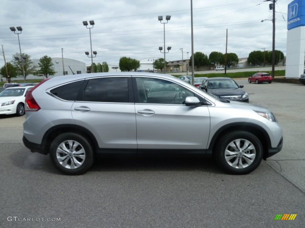 2012 CR-V EX - Alabaster Silver Metallic / Black photo #6