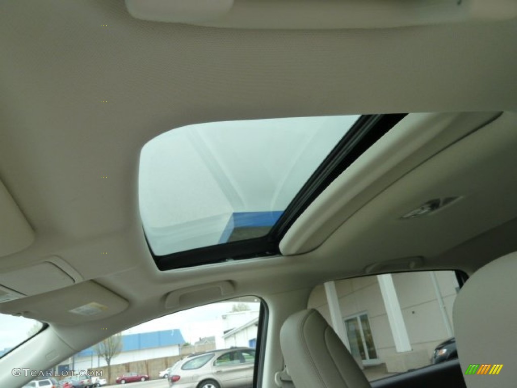 2012 CR-V EX-L 4WD - White Diamond Pearl / Beige photo #16