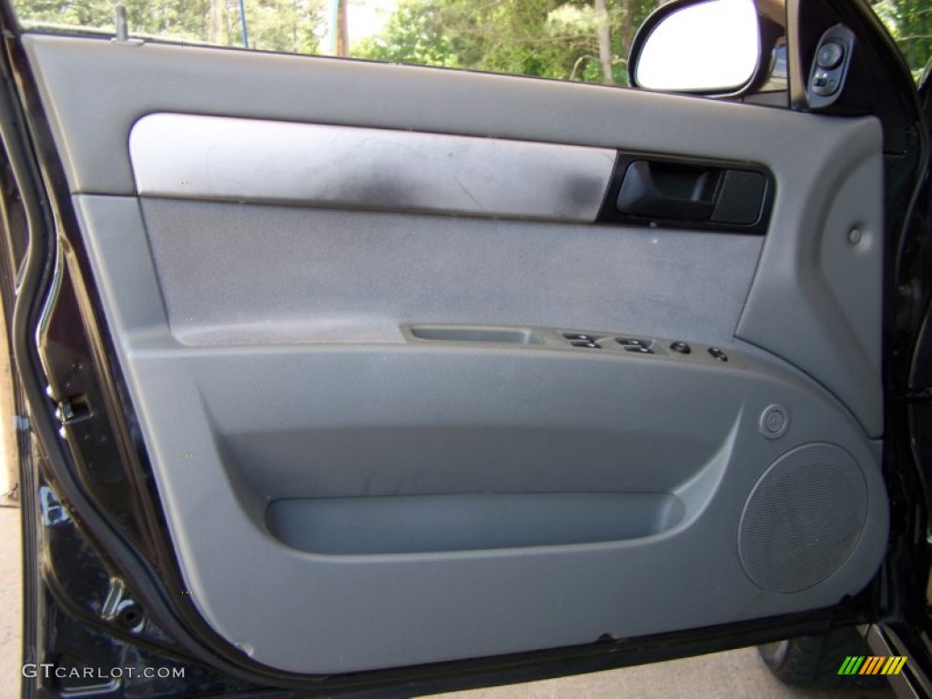 2007 Forenza Sedan - Fantasy Black Metallic / Grey photo #17