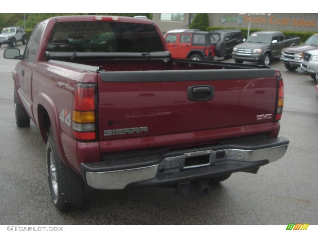 2005 Sierra 2500HD SLT Extended Cab 4x4 - Sport Red Metallic / Neutral photo #5