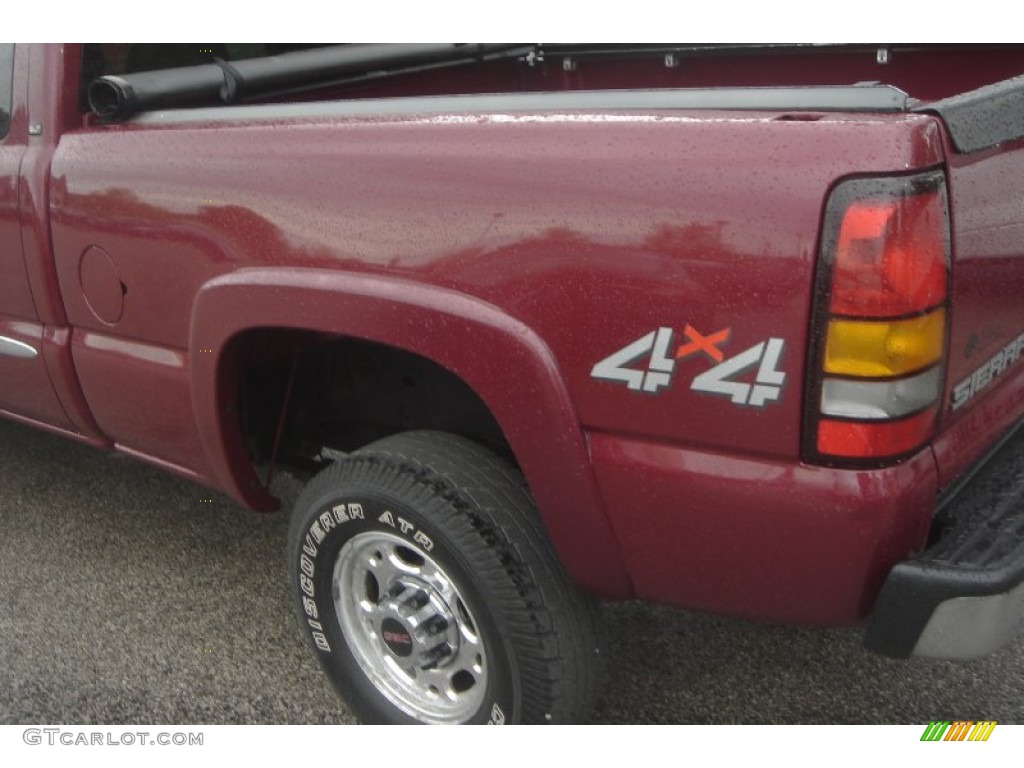 2005 Sierra 2500HD SLT Extended Cab 4x4 - Sport Red Metallic / Neutral photo #8