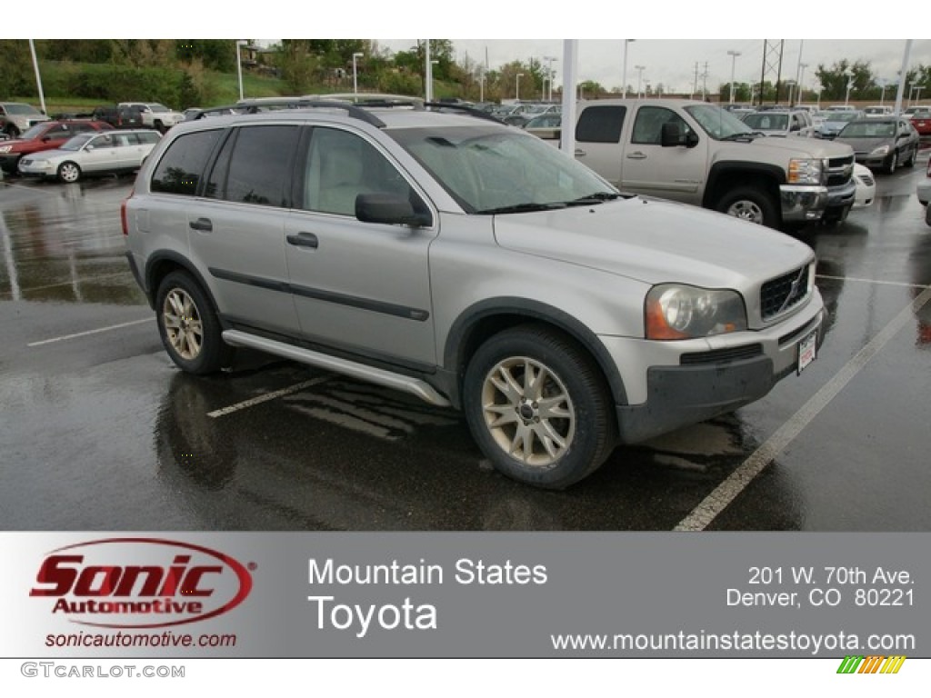 2003 XC90 T6 AWD - Silver Metallic / Taupe photo #1