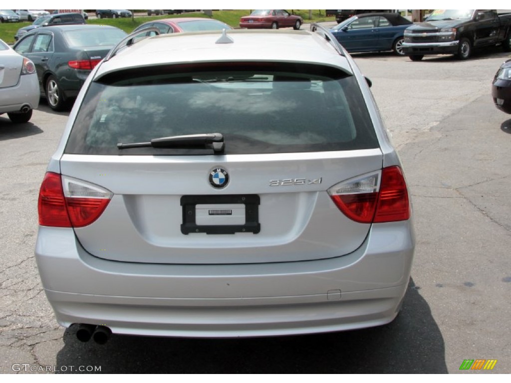 2006 3 Series 325xi Wagon - Titanium Silver Metallic / Black photo #8