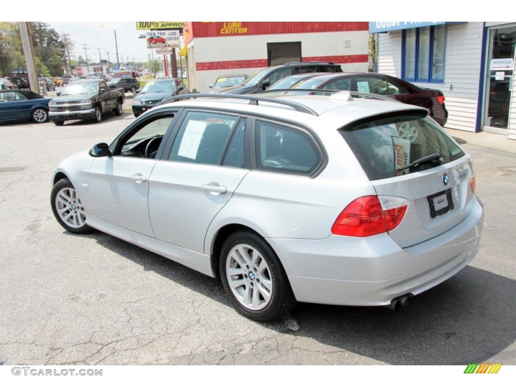 2006 3 Series 325xi Wagon - Titanium Silver Metallic / Black photo #12