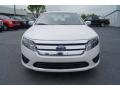 2012 White Platinum Tri-Coat Ford Fusion SE  photo #7