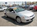 2007 Alabaster Silver Metallic Honda Accord EX-L V6 Sedan  photo #3
