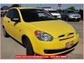 2009 Mellow Yellow Hyundai Accent GS 3 Door  photo #8