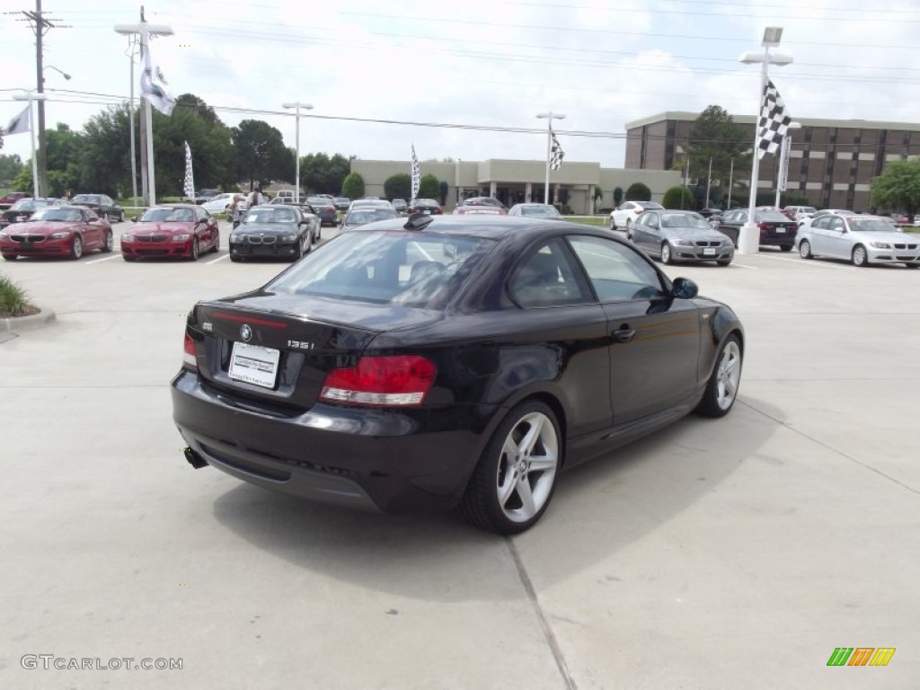 2008 1 Series 135i Coupe - Jet Black / Black photo #3