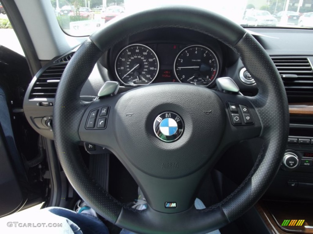 2008 1 Series 135i Coupe - Jet Black / Black photo #9