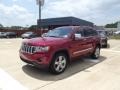 2011 Inferno Red Crystal Pearl Jeep Grand Cherokee Overland  photo #1