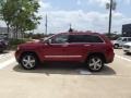 2011 Inferno Red Crystal Pearl Jeep Grand Cherokee Overland  photo #5