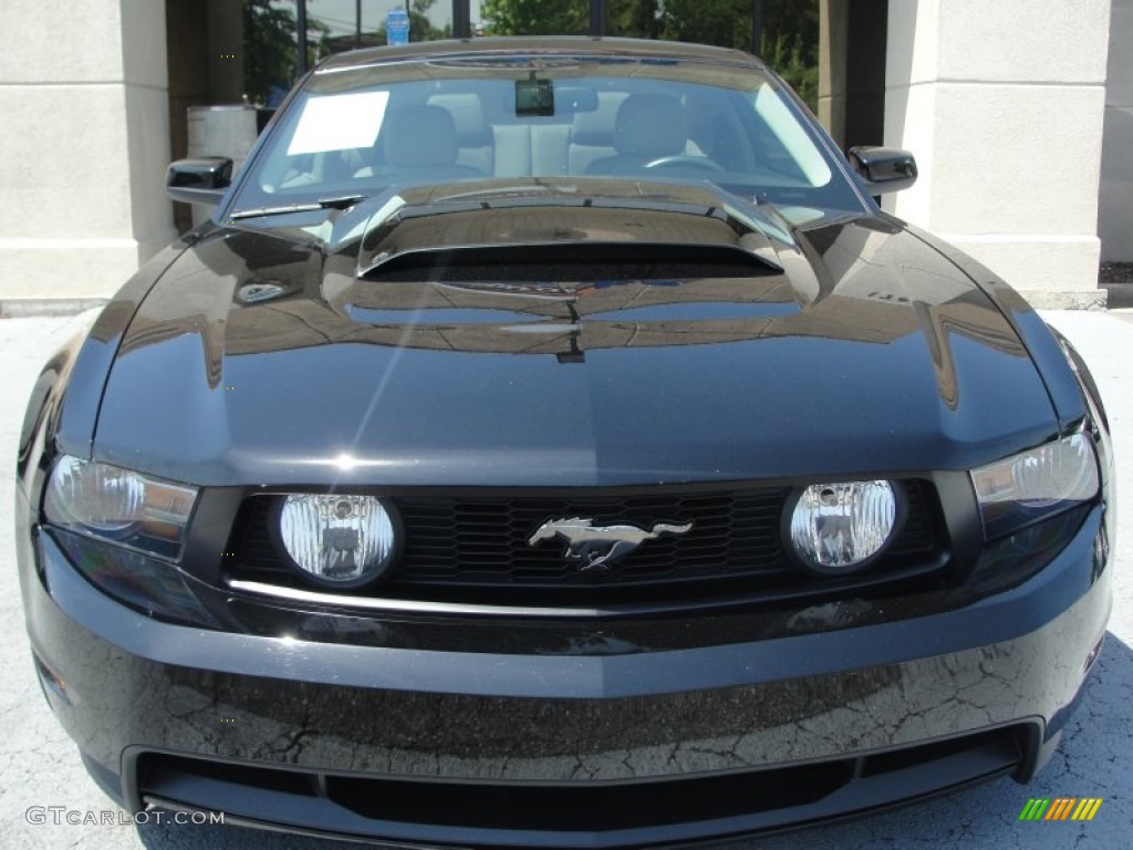 2011 Mustang GT Premium Coupe - Ebony Black / Stone photo #7