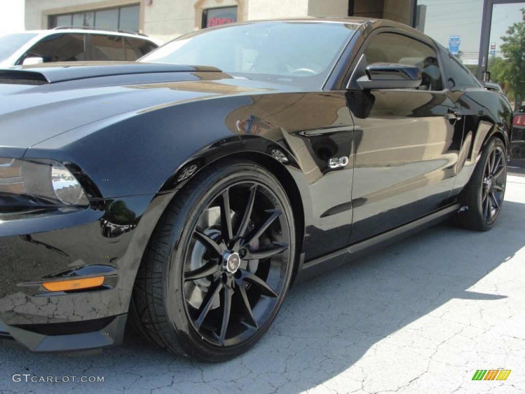 2011 Mustang GT Premium Coupe - Ebony Black / Stone photo #10