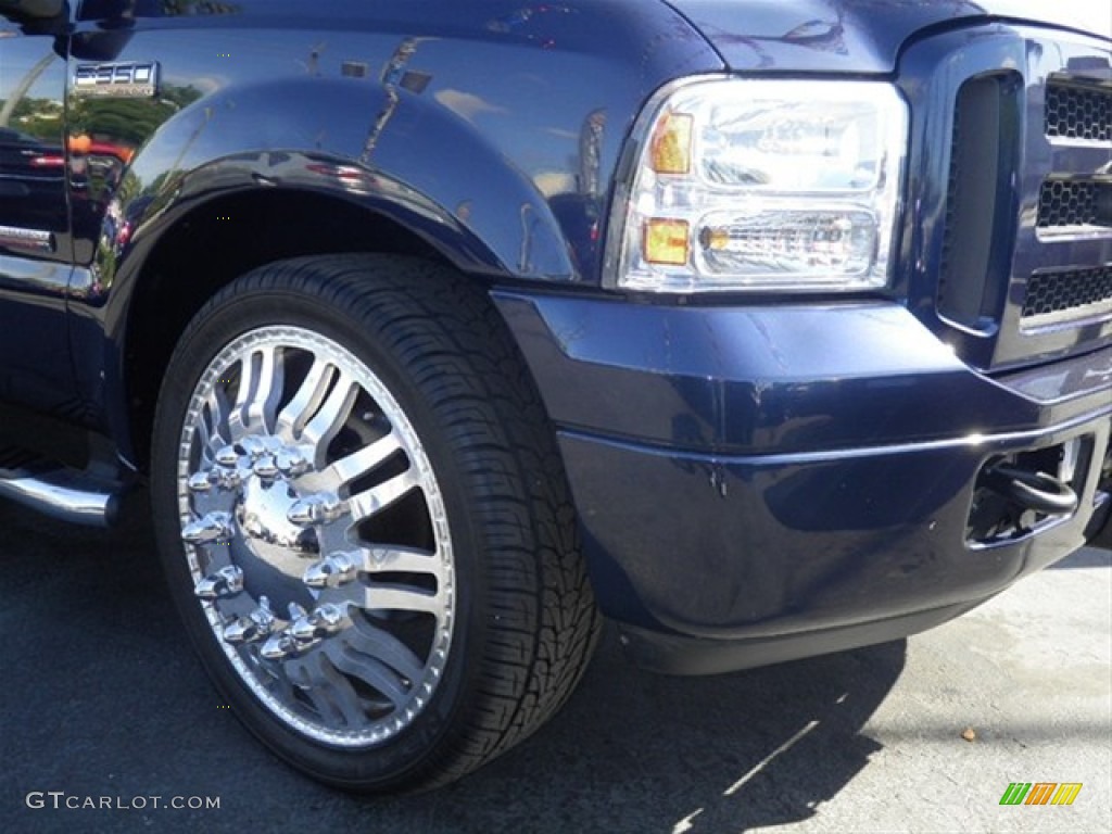 2005 F350 Super Duty Lariat Crew Cab Dually - True Blue Metallic / Medium Flint photo #2