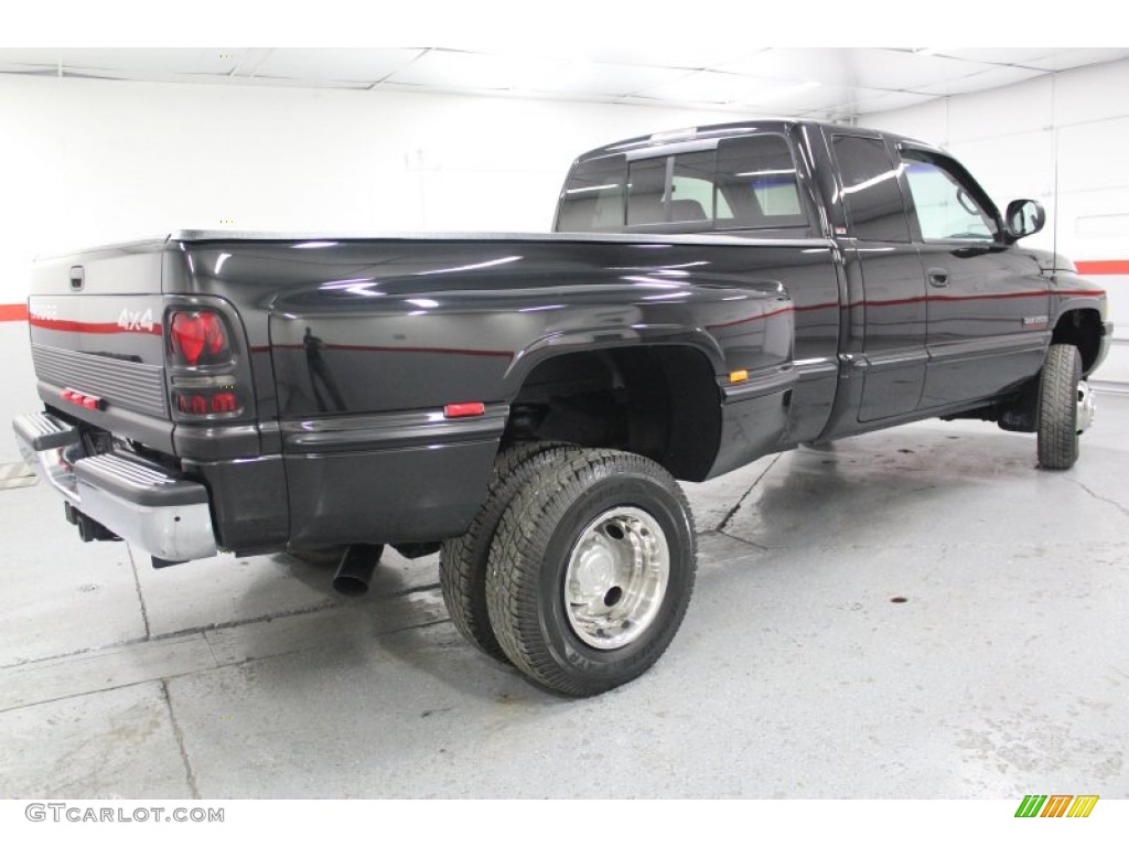 1998 Ram 3500 Laramie SLT Extended Cab 4x4 Dually - Black / Agate photo #6