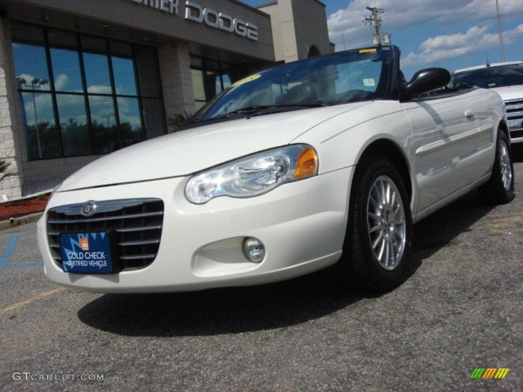 2005 Sebring Touring Convertible - Stone White / Dark Slate Gray photo #1