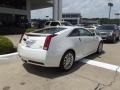 2012 White Diamond Tricoat Cadillac CTS Coupe  photo #3