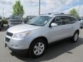 2012 Silver Ice Metallic Chevrolet Traverse LT AWD  photo #3