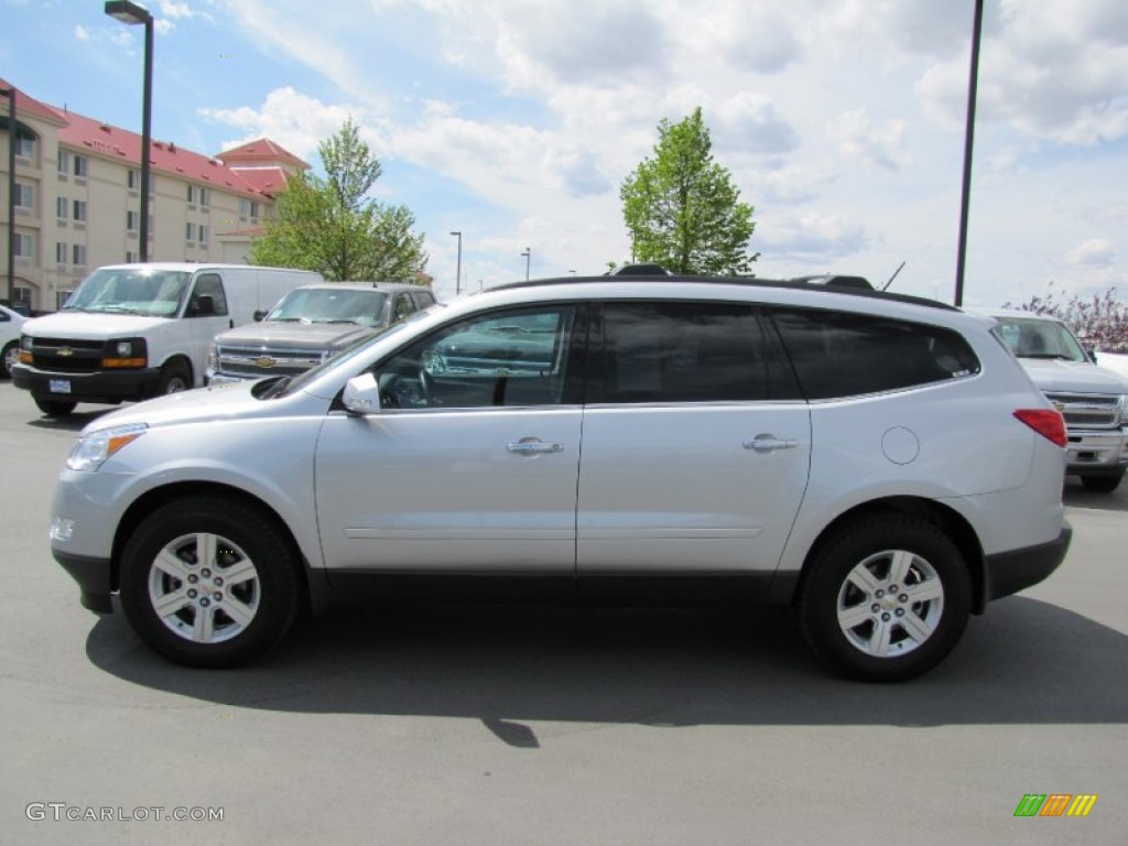 2012 Traverse LT AWD - Silver Ice Metallic / Ebony photo #4