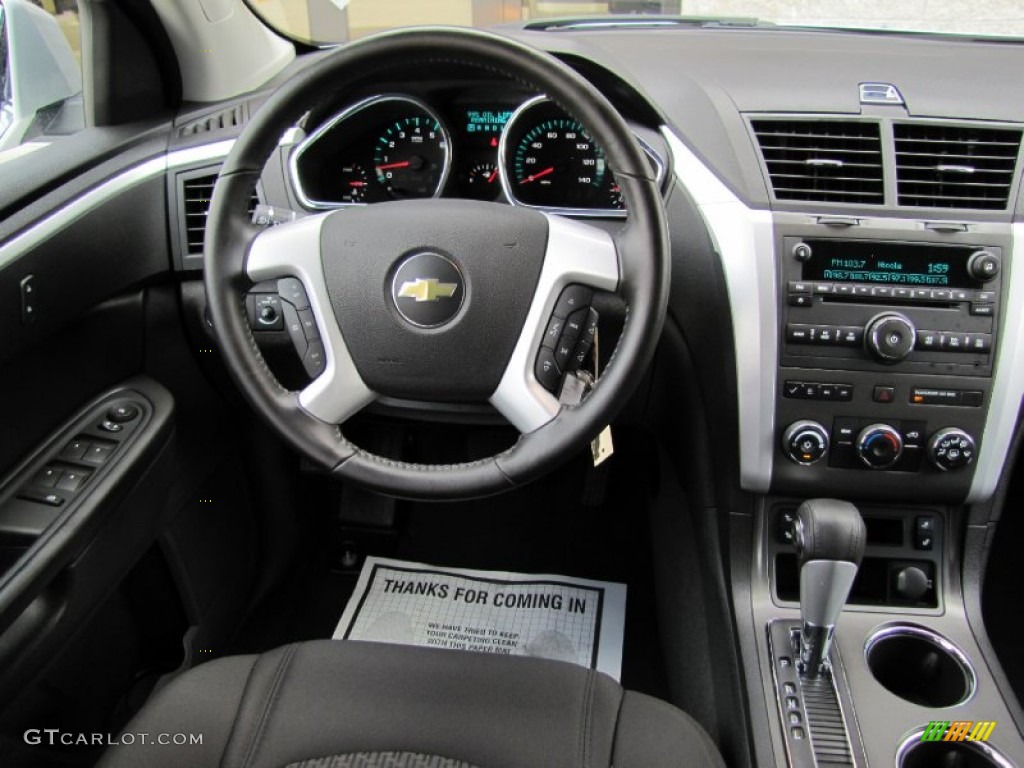 2012 Traverse LT AWD - Silver Ice Metallic / Ebony photo #9