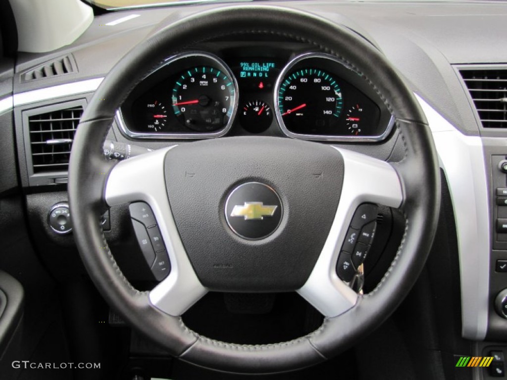 2012 Traverse LT AWD - Silver Ice Metallic / Ebony photo #11