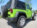 2012 Gecko Green Jeep Wrangler Sport S 4x4  photo #3