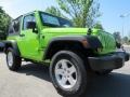 2012 Gecko Green Jeep Wrangler Sport S 4x4  photo #4