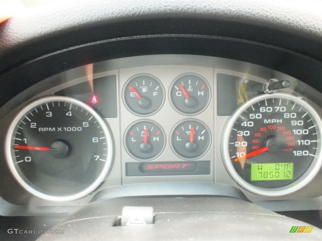 2007 Ford F150 FX2 Sport SuperCrew Gauges Photo #64512664