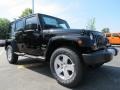 2012 Black Jeep Wrangler Unlimited Sahara 4x4  photo #4