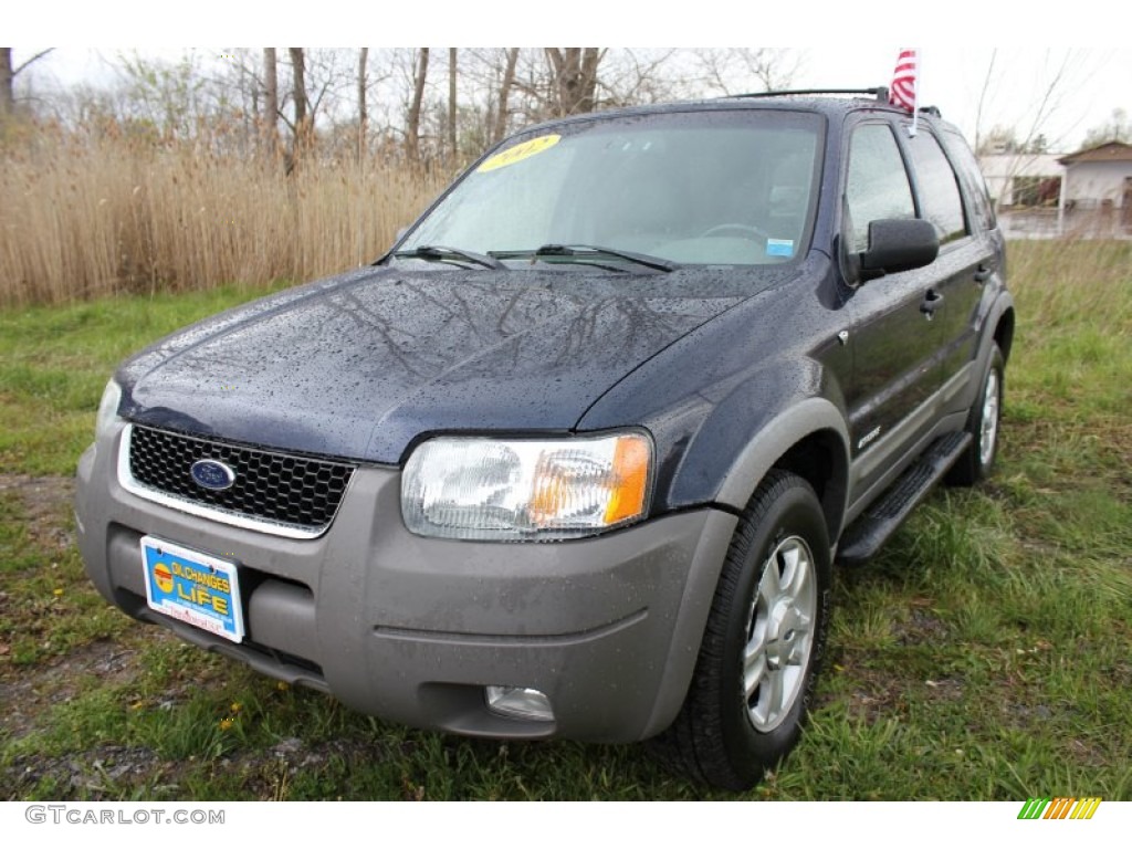 2002 Escape XLT V6 4WD - True Blue Metallic / Medium Graphite photo #1