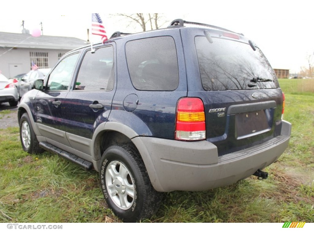 2002 Escape XLT V6 4WD - True Blue Metallic / Medium Graphite photo #2