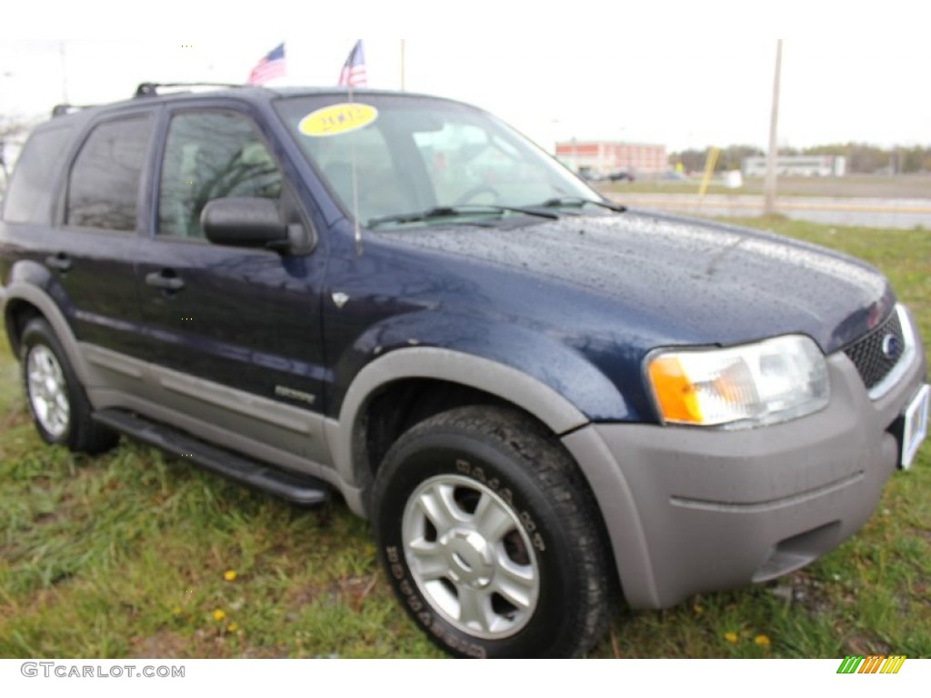 2002 Escape XLT V6 4WD - True Blue Metallic / Medium Graphite photo #21