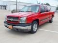 2003 Victory Red Chevrolet Silverado 1500 LS Extended Cab  photo #9