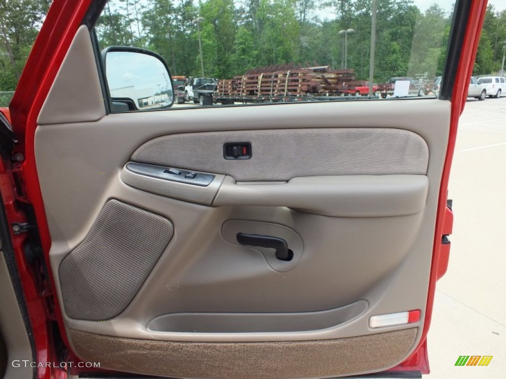 2003 Silverado 1500 LS Extended Cab - Victory Red / Tan photo #15