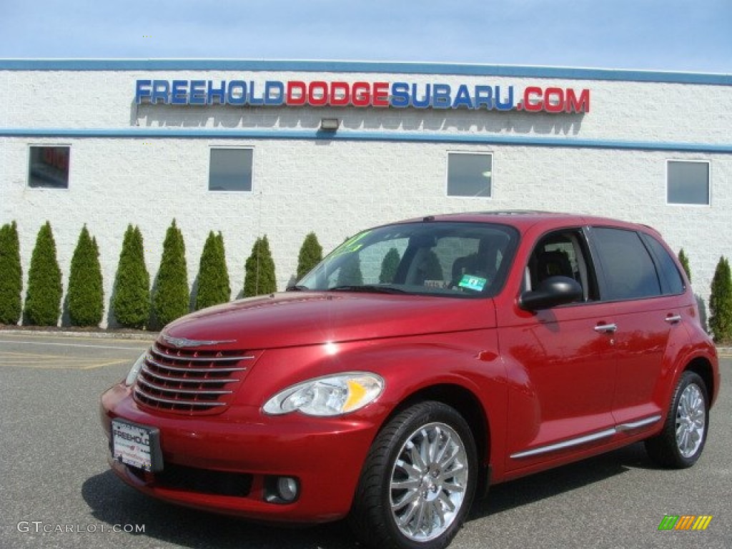 2007 PT Cruiser GT - Inferno Red Crystal Pearl / Pastel Slate Gray photo #1