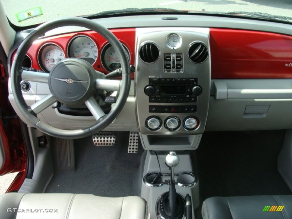 2007 Chrysler PT Cruiser GT Pastel Slate Gray Dashboard Photo #64514916