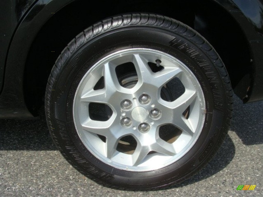 2002 Neon SXT - Black Clearcoat / Dark Slate Gray photo #6
