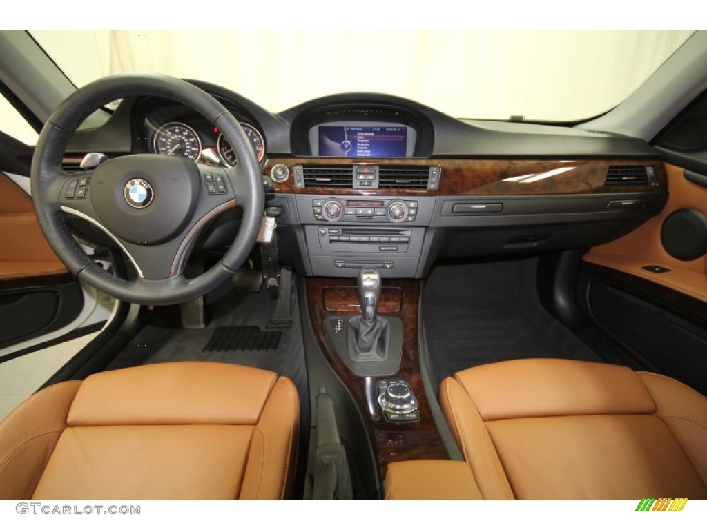 2009 3 Series 335i Coupe - Alpine White / Saddle Brown Dakota Leather photo #4