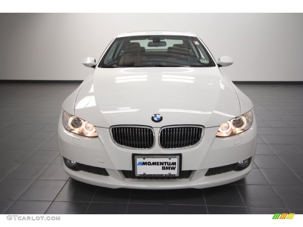 2009 3 Series 335i Coupe - Alpine White / Saddle Brown Dakota Leather photo #6